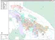 Coachella Valley Wall Map Premium Style
